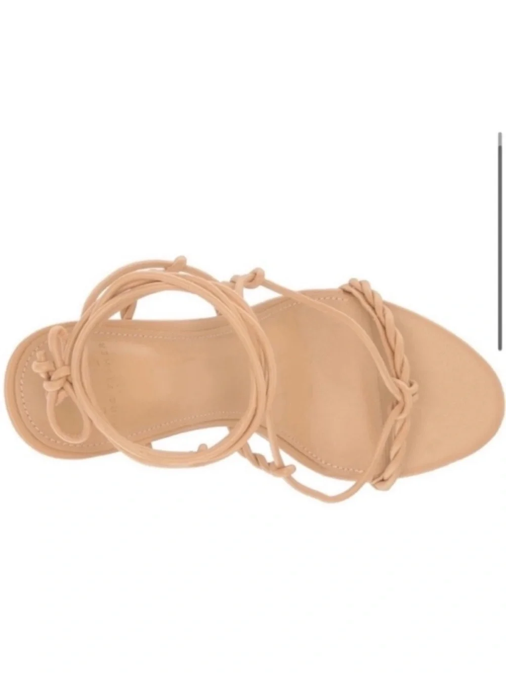 Marc Fisher Bea womens Heeled Sandal Nude NWT 9.5